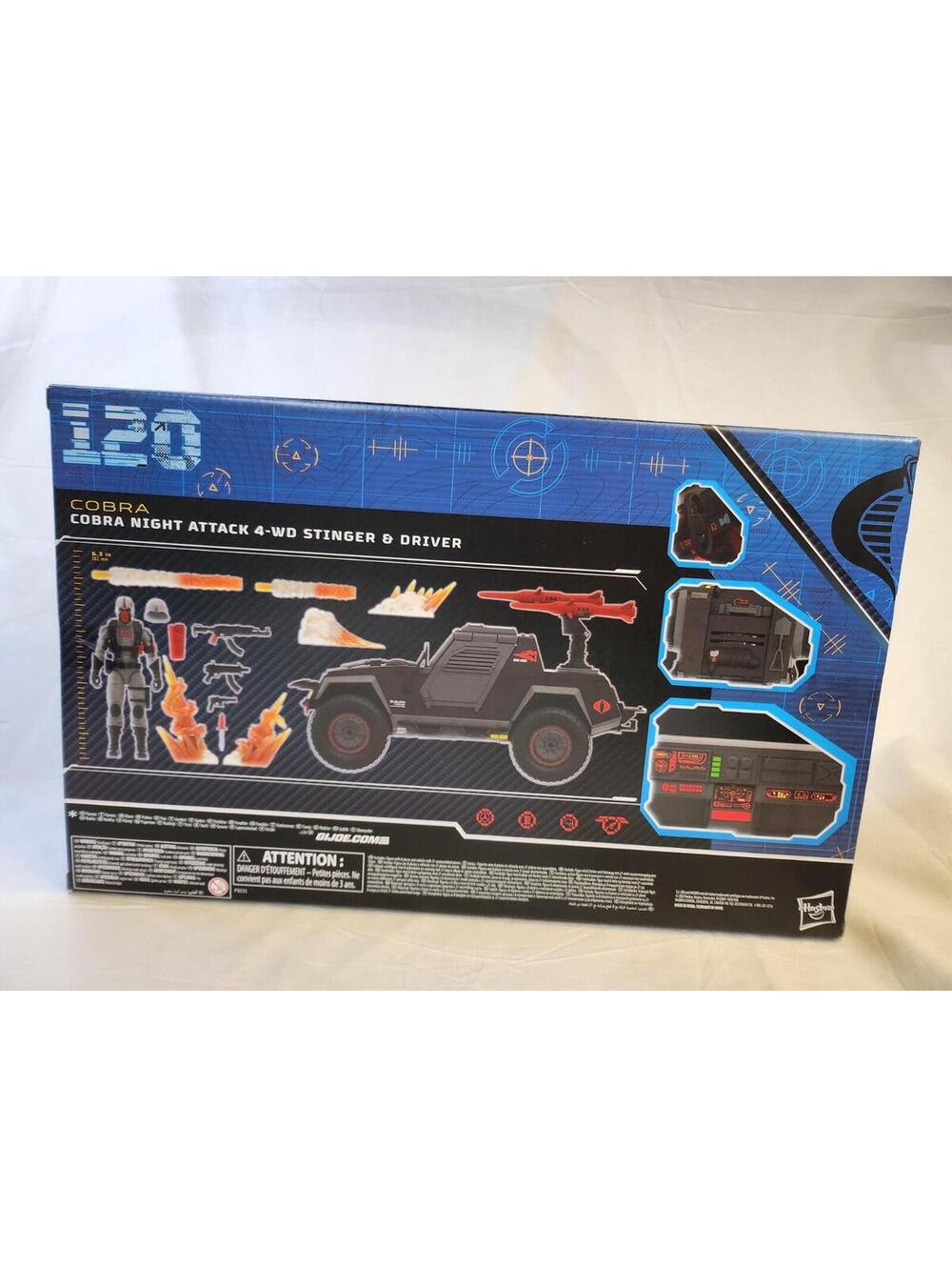 G.I. Joe Classified Cobra Night Attack Vehicle 4WD Stinger & Driver  Brand New - Picture 5 of 6